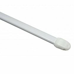 Vitrážna tyč rozťažná, plochá 11 mm biela, 40 - 60 cm