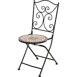 Záhradná stolička s mozaikou Olmedo, 38 x 38 x 90 cm