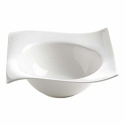 Biela porcelánová miska Maxwell & Williams Motion, 19 x 19 cm