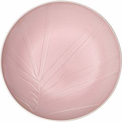 Bielo-ružová porcelánová servírovacia miska Villeroy & Boch Leaf, ⌀ 26 cm