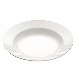 Biely porcelánový tanier na cestoviny Maxwell & Williams Basic Bistro, ø 28 cm