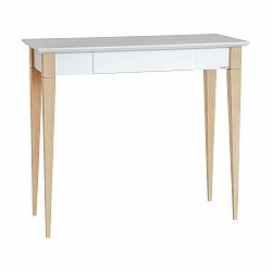 Biely pracovný stôl Ragaba Mimo, dĺžka 105 cm