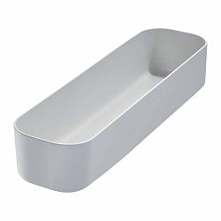 Biely úložný box iDesign Eco Bin, 9,14 x 9,14 cm