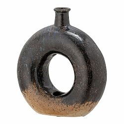 Čierna kameninová váza Bloomingville Baldvin