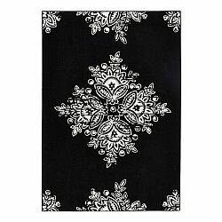 Čierno-biely koberec Hanse Home Gloria Blossom, 120 x 170 cm