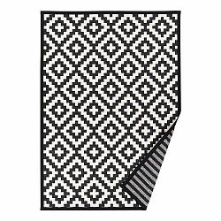 Čierno-biely obojstranný koberec Narma Viki Black, 200 x 300 cm