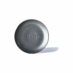 Čierny keramický tanier Mij BB, ø 24,5 cm