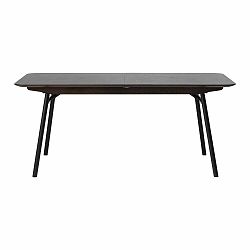 Čierny rozkladací jedálenský stôl Unique Furniture Latina, 180 x 90 cm