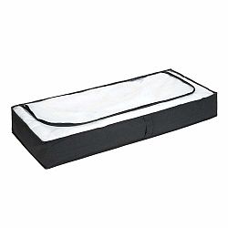 Čierny úložný box pod posteľ Wenko, 105 × 45 cm