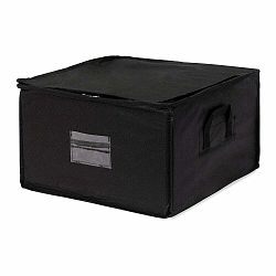 Čierny úložný box so zapínaním na zips Compactor Compress Pack, 145 l