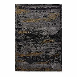 Čierny/v zlatej farbe koberec 170x120 cm Craft - Think Rugs
