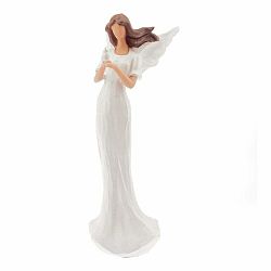 Dekoratívna soška Dakls Angel with a Dove, výška 25 cm