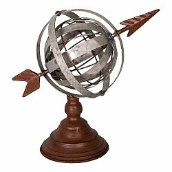 Dekoratívny glóbus Antic Line Globe, ø 12,5 cm