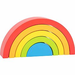 Detská drevená skladacia hra Legler Rainbow