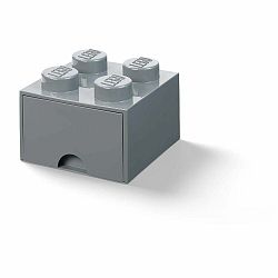 Detský tmavosivý úložný box so zásuvkou LEGO®