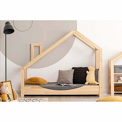 Domčeková posteľ z borovicového dreva Adeko Luna Elma, 90 x 160 cm