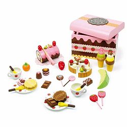 Drevený box plný sladkostí na hranie Legler Sweeties