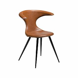 Hnedá koženková stolička DAN-FORM Denmark Flair