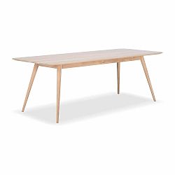 Jedálenský stôl z dubového dreva Gazzda Stafa, 140 x 90 cm