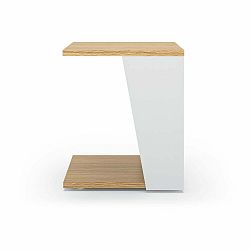 Konferenčný stolík s doskou v dekore orechového dreva 40x40 cm Albi - TemaHome
