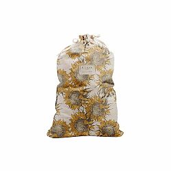 Látkový vak na bielizeň s prímesou bavlny Really Nice Things Bag Sunflower, výška 75 cm
