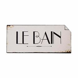 Nástenná ceduľka Antic Line Le Bain