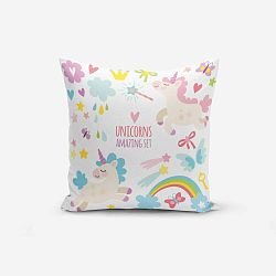 Obliečka na vankúš s prímesou bavlny Minimalist Cushion Covers Unicorn Child, 45 × 45 cm