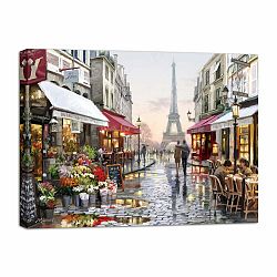 Obraz Styler Canvas Watercolor Paris I, 75 × 100 cm