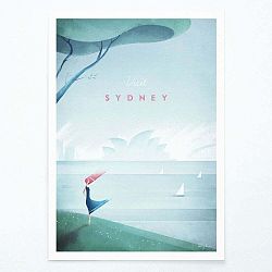 Plagát Travelposter Sydney, 30 x 40 cm