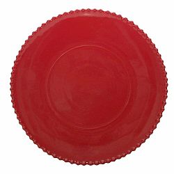 Rubínovočervený kameninový dezertný tanier Costa Nova Pearlrubi, ø 22 cm