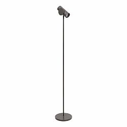 Sivá stojacia lampa Blomus Warm, výška 130 cm
