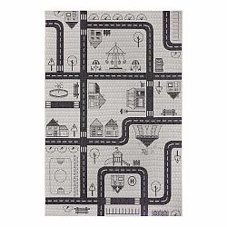 Sivý detský koberec Ragami City, 120 x 170 cm