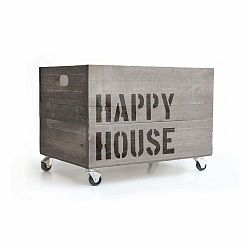 Sivý pojazdný bo× Really Nice Things Happy House