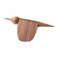 Soška v tvare vtáčika z orechového dreva Gazzda