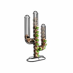 Stojan na 48 kávových kapsúl v medenej farbe Present Time Cactus