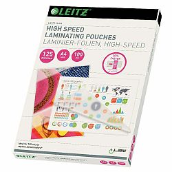 Súprava 100 laminovacích fólií Leitz, A4, 125 mic