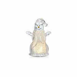 Svetelná LED dekorácia v tvare snehuliaka Markslöjd RobbaN Snowman, výška 10 cm