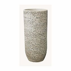 Tmavohnedá keramická váza Big pots Portland, výška 50 cm