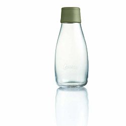 Tyrkysovomodrá sklenená fľaša ReTap s doživotnou zárukou, 800 ml