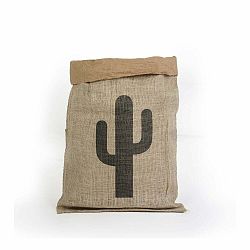 Úložný kôš z recyklovaného papiera Surdic Yute Cactus