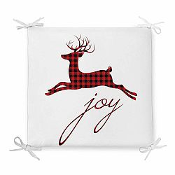 Vianočný sedák s prímesou bavlny Minimalist Cushion Covers Joy, 42 x 42 cm