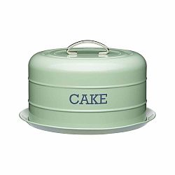 Zelená plechová dóza na tortu Kitchen Craft Nostalgia