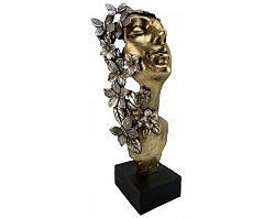 Dekorácia busta Hlava ženy, 40 cm%