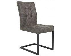Jedálenská stolička Donna, hnedá vintage optika kože%