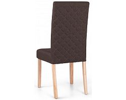 Jedálenská stolička Tempa, hnedá tkanina%