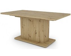 Jedálenský stôl Paulo 160x90 cm, dub artisan, rozkladací%
