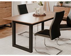 Rozkladací jedálenský stôl Austin 160x90 cm, bambus%