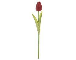 Umelý kvet Tulipán 34 cm, červená%