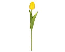 Umelý kvet Tulipán 34 cm, žltý%